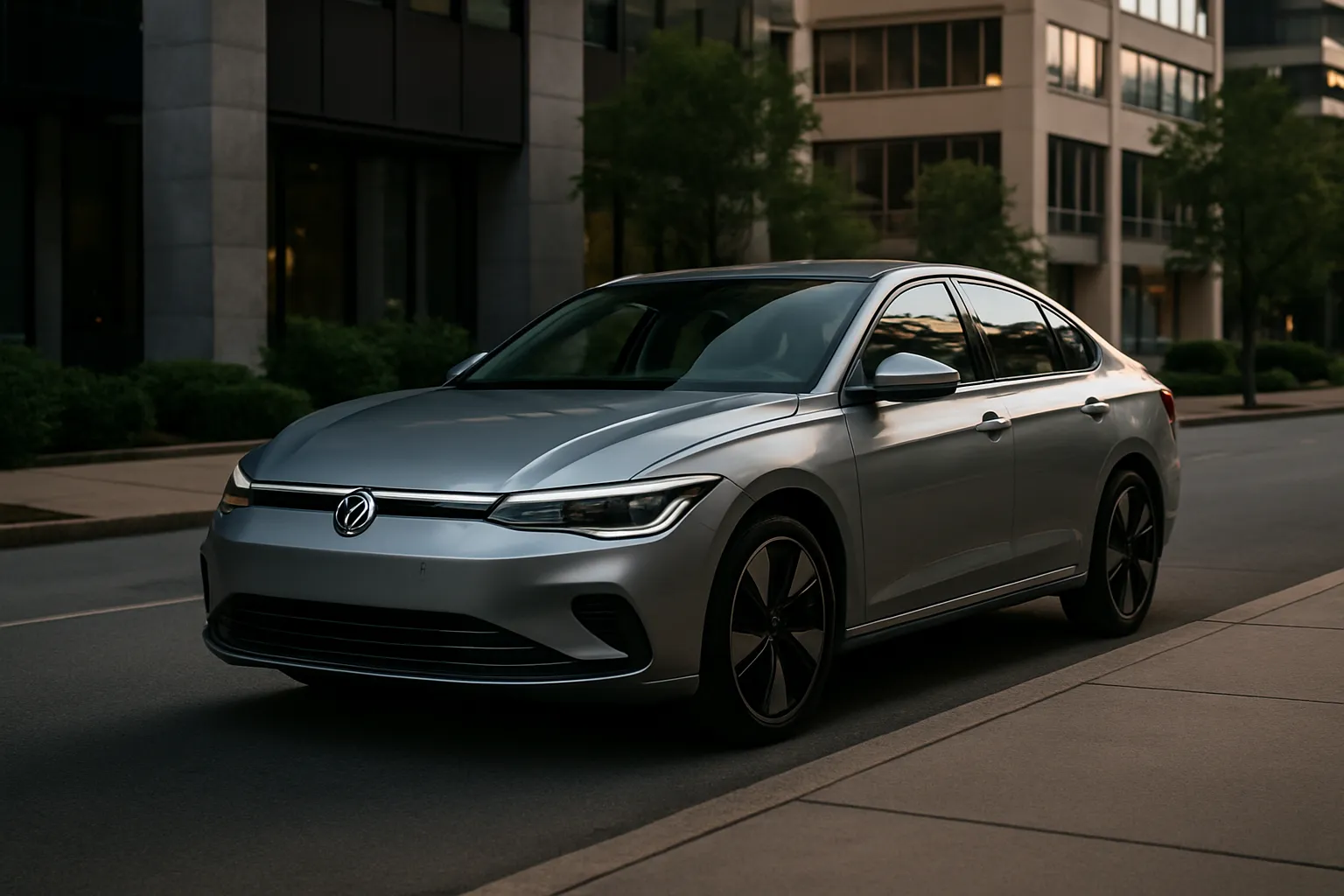 Иллюстрация к статье «Первый электромобиль под маркой Jetta — модель M6»