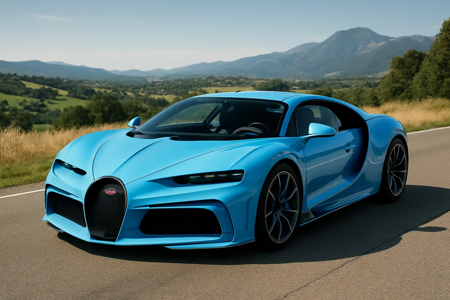 Иллюстрация к статье «Bugatti Destrier: Дорожный Суперкар с Духом Рыцаря»