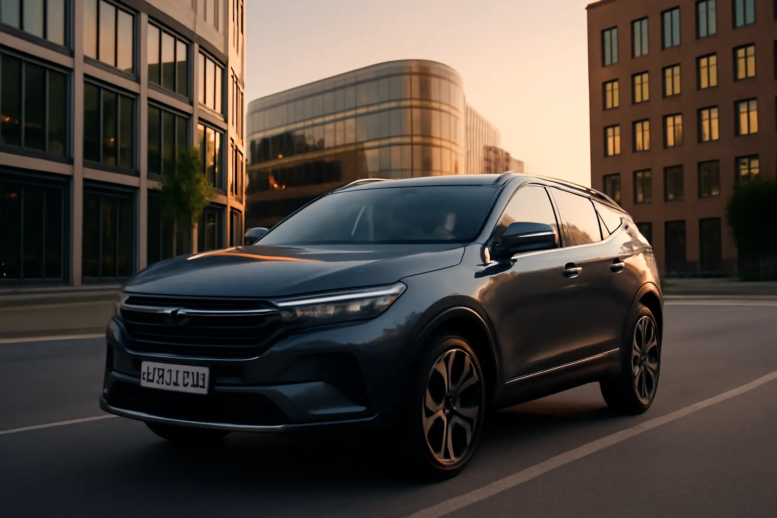 Иллюстрация к статье «Geely представит обновлённый кроссовер EX5 в России»