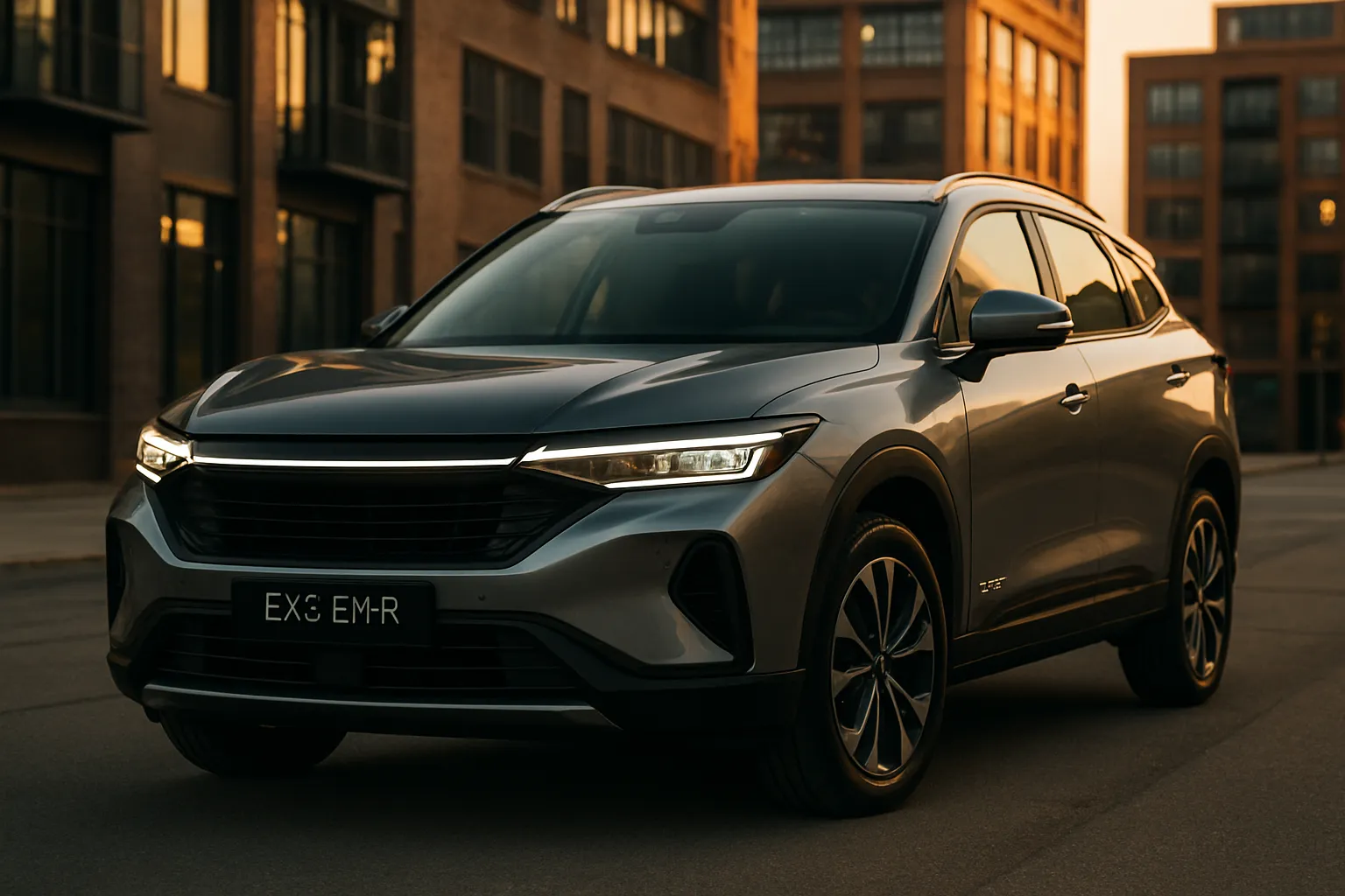 Иллюстрация к статье «Geely EX5 EM-R: Новая версия гибридного кроссовера»