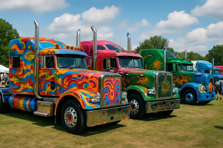 Грузовики как искусство: фестиваль Truckday в Яхроме