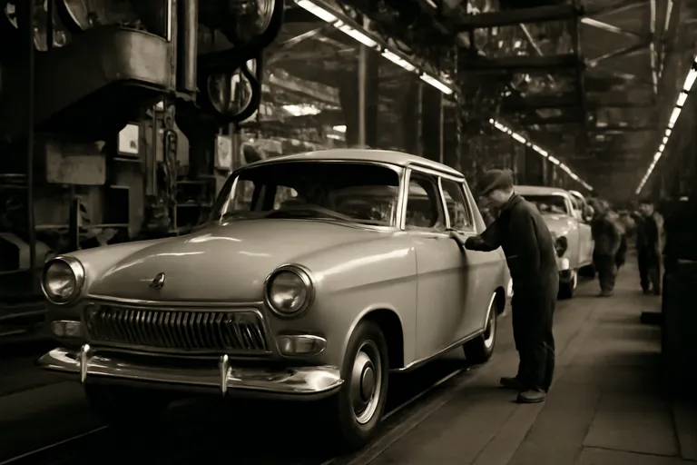 Историческая фотография заводов советского автопрома