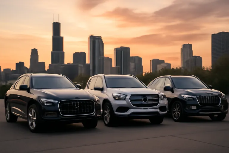 На обложке изображены три премиальных кроссовера: Audi Q9, Mercedes-Benz GLS и BMW X7 на фоне городского пейзажа.