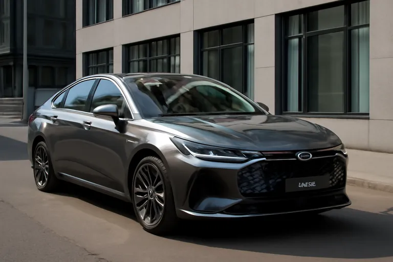 Обновленный седан Chery Arrizo 8 Pro в городской обстановке