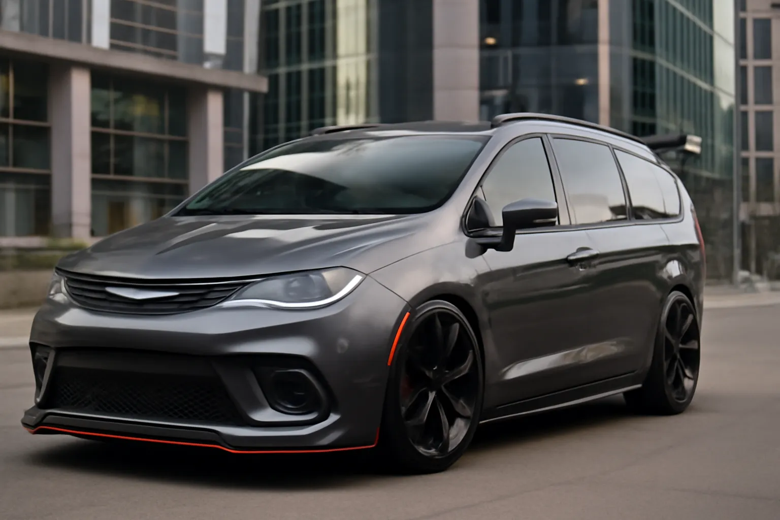 Минивэн Chrysler Pacifica в концептуальной версии на выставке