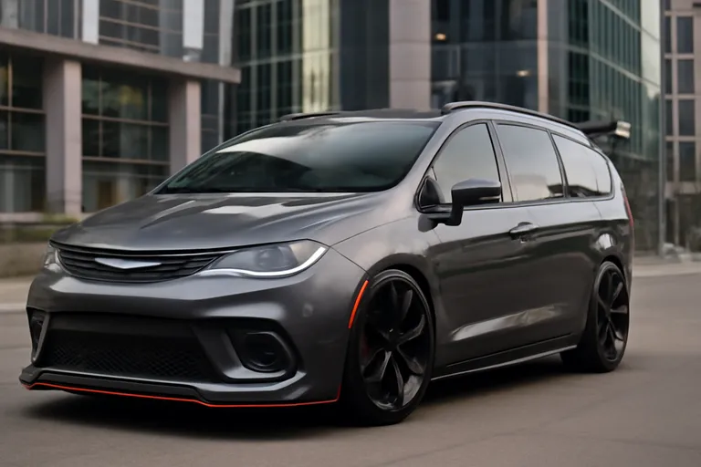 Минивэн Chrysler Pacifica в концептуальной версии на выставке