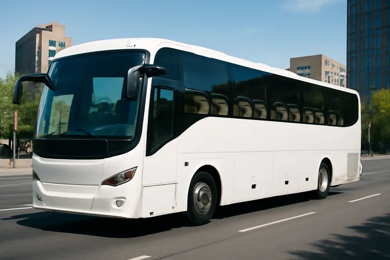 Новый микроавтобус Avior Touring Bus на дороге