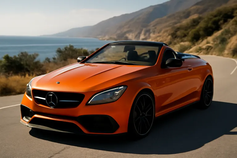 Кабриолет Brabus Bodo на фоне живописного пейзажа Калифорнии